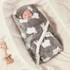 담요 Swaddling Winter Fleece Born Babding Baby Swaddle Wrap Flannel Lamb Baby Stroller 담요 담요 Manta Bebe 231129를위한 따뜻한 이불