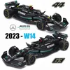 Druckgussmodell Bburago 1 43 Mercedes AMG Petronas Team W14 2023 44 Hamilton 63 George Russell Legierungsauto Druckgussmodell Spielzeug Sammlerstück 231128