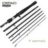 28040 CAPACI 2.7M FLY-FAIRING ROD COMBELT Ultra Light Fly-Flish Rod Multi-Section Ultra-Short-Circuit Sub-Rod 2.1/2.4m Straight Gun Handle Bass Sea Fishing L231129