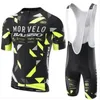 Morvelo été cyclisme Maillot bavoir ensemble VTT vêtements vtt vélo vêtements porter Maillot Ropa Ciclismo hommes Set333n