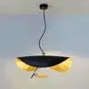 Pendant Lamps Leaf Lamp Copper Chandelier Creative Small Bedside Living Dining Room Bar Table Kitchen Island Lanterns Led Light DQ33VX