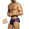 Roupa de banho feminina retalhos maiôs masculino 2023 cintura baixa homem respirável fatos de banho masculino gay brasileiro beachwear push pad nadar briefs