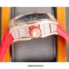 Designer Ri mliles Montres de luxe Montre mécanique Rm030 Mouvement automatique suisse Miroir saphir Bracelet de montre en caoutchouc importéECXI