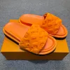 Сандаловая мул летние ползунки Слипкая солнечная обувь бассейн Сандале из тиснений 7А высочайшего качества подушки для обуви.