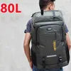 Borse da scuola 80L 50L Zaino da esterno per uomo Zaino da viaggio per arrampicata Zaino da campeggio sportivo Borsa da trekking per uomo donna donna 231128