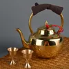 Hip Flacons Bronze Pot Antique Vin Cuivre Coupe Ménage