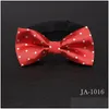 Bow Ties Christmas Tie Tie Mens Fashion Black Knot Bowtie Business Wedding Men Malsal Necktie للملحقات الإكسسوارات Drop Deliver