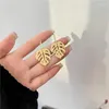 Hoop Earrings Gorgeous Gold Color Plating Monstera Palm Gree Leaf Charm Drop For Women Girl Elegant Casual Chic Modern Jewelry