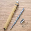 Bamboo Wood Ballpoint Pen 1.0mm Tip black Ink Business Signature Ball Pen Office School Wrting Stationery dh8759