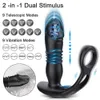 Seksspeeltje Massager Thrusting Butt Plug voor mannen Prostaat Massager App Anale vibrator Telescopische vibrerende stimulator Speelgoed