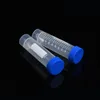 50ml Plastic Screw Cap Flat Bottom Centrifuge Test Tube with Scale Free-standing Centrifugal Tubes Laboratory Fittings Xviau