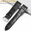 Watch Bands Genuine Leather Watchband With Substitute Tank Wine Barrel SANTOS Dumont Series Cowhide Strap 16 17 18 19 20 21 22 23 24mm 231129