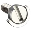 Deckenleuchten 4X lang 1/4 Zoll D-Ring Schraube Edelstahl für Kamerastativ Schnellwechselplatte Silber