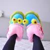 Slippers Winter Cartoon Slippers Dames Grappig Schattig Huis Pluche Schoenen Binnen Gezellig Platte Glijbanen Harige Warme Katoenen Slipper Meisje Slippers 231128