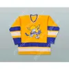 Niestandard 1972-73 Minnesota Fighting Saints Hockey Jersey New Top Sched S-M-L-XL-XXL-3XL-4XL-5XL-6XL