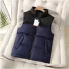 Colete moda para baixo coletes colete impressão mens jaqueta de penas outono e inverno carta bodywarmer casais ao ar livre manter casaco quente bodywarmer