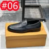 10 Model Men's Wygodne modne luksusowe luksusowe buty z prawdziwą skórzanymi butami codzienne mokasyny biznesowe buty formalne poślizg na designerskich mężczyznach sukienka buty obuwie