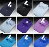 Marke Herrenmode Polos Shirt großes kleines Pferd Krokodil Stickerei Poloshirts Kurzarm Solid T-Shirt Homme Slim Clothing e5