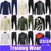 23 24 MBAPPE VERRATTI Training Wear Half Zip Soccer Jerseys MARQUINHOS HAKIMI KIMPEMBE FABIAN VITINHA Football Shirts