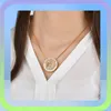 High Quality Gold Long Necklace White Designer Cubic Zirconia Initials Letter Pendant Necklaces For Women Men Dubai Jewelry CZ Col1635824