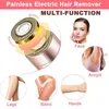 Epilator In Elektrische Wenkbrauw Trimmer Mini Eye Brow Ontharing voor dames Draagbare Vrouwen Pijnloos Scheermes Scheerapparaat Tool 231128