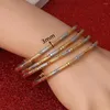 Bracciale Dubai Braccialetti Donna Uomo 4 pezzi Braccialetti bicolore Africano Europeo Etiopia Ragazze Gioielli Regalo sposa