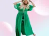 2019 Kobiety Maxi Dress Beach Bikini Cover Up Long Dress Boho Szybźnie latem V Neck5479702