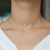 2019 Kerstcadeau vermeil 925 sterling zilver leuke ster choker charm kettingen charmante vrouwen sieraden fijne zilveren ketting T2001309t