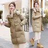 Women's Trench Coats Women Cotton-Padded Jacket Winter Female Mid-Length Hooded Parka Korean Style Casual Thickened Warm Fashion Loose