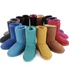 Hot sell AUS uggsboot short women snow boots keep warm boot womens winter shoes 15 color can choose Free transshipment