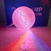 Luzes noturnas 3 cor de rosa forma 3D Light Touch Touch Switch de cabeceira romântica Lâmpada de mesa para esposa Decoração de quarto de presente