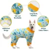 Dog Apparel Dog Pajamas Jumpsuit for Medium Large Dogs Pjs Clothes Apparel Onesies Dog Neuter Shirt Anti-Shedding Suit Stretchy Pet Jammies 231129