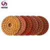 Polijstpads RIJILEI 6PCS 4 Inch Super Copper Metal Bond Wet Diamond Polishing Pads For Granite Marble Concrete Floor Grinding Disc