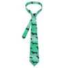Bow Ties Dachshund Tie Green and Gold Dog Elegant Neck For Men Cosplay Party Quality Collar Anpassade slipstillbehör