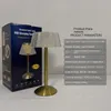 Bordslampor nordiska led metall retro dekoration atmosfär lampa bar europeisk sovrum ljus lyx skrivbord