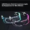 أضيء نظارات مضيئة ملونة LED Electronic Visor Eyeglasses Light Encord