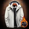 Mens Down Parkas Plus Size L7XL 8XL 9XL Winter Fleece Jacket Men Waterproof Windproof Thick Warm Coats Tourism Mountain Snow Overcoat 231129