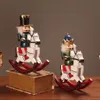 Oggetti decorativi Figurine Schiaccianoci vintage Soldato in piedi Anno Natale Vacanze Ornamenti natalizi Decorazione domestica Regalo30x25x9 cm 231128