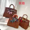 Dames handtassen hermlogs soft mand hoge hbirkins tas dames tote handtassen bakken tassen 2024 lady lederen kwaliteit klassieke handtas vrouwelijke fashi 0puw