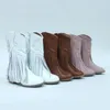 Boots Kids Boutique Leather for Girls Simple Classic Fashion Kids Knee High Multi Heart Patter Long Winter Shoes 231128