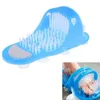 Plastic Bath Shower Foot Brush Scrubber Bath Shoe Feet Massage Slippers Brush Scrub Exfoliating Feet Spa Shower Remove Dead Skin292M