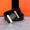 Unisex designer bälte svarta läderbälten guldpläterade spänne brett mode ceinture storlek justerbar trendig kostym tillbehör mogna herrbälten utsökta zb110