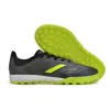 Chaussures de football pour hommes COPA PURE.3 TF BOOTS Crampons Bottes de football Vert Blanc Jaune Bleu Chaussures