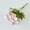 Fleurs décoratives Faux Blanc Gretel Daisy Maison Jardin Décorer Plantes Artificielles Bonsaï Impatiens Balsamina