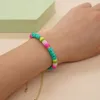 Strand BohoBliss Boho Heishi Bracelet Arrivée Bracelet À Lacets Coloré Argile Polymère Perlé Bijoux De Mode Cadeau D'amitié Pour Les Femmes