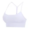 Active Shirts Sexy Y-Type Lengthen Padded Gym Workout Bras Women Naked-feel Fabric Plain Sport Yoga Fitness Crop Tops