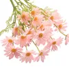 Fiori decorativi Simulazione 5pc Small Daisy 5 Branch Cosmos Decoration Props Flower Artificial per Outdoors Yard Garden Decor