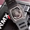 Designer Ri mliles Montres de luxe Montre mécanique Rm35-02 Mouvement automatique suisse Miroir saphir Bracelet de montre en caoutchouc importé4FRZ