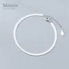 Modian Classic 925 Sterling Silver Charm Braceket or Anklet for Women Adjustable Snake Bone Chain Fine Jewelry 2020 Design LJ20102199F