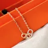 Farandole necklace H for women designer diamond 925 silver T0P highest counter Advanced Materials crystal jewelry brand designer gift for girlfriend 013
